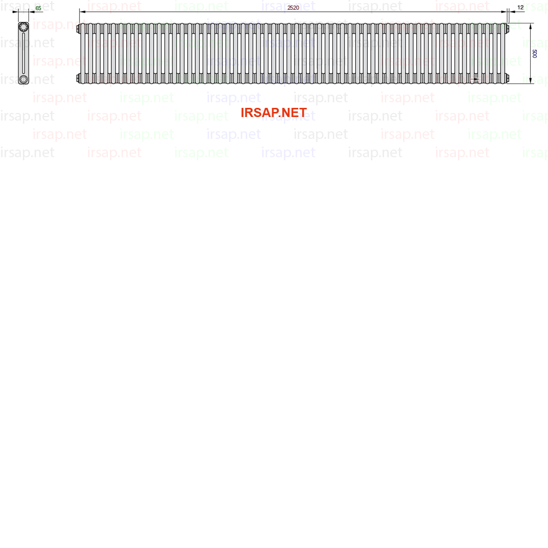 Радиатор IRSAP Tesi 20500/56 T14 CL 01